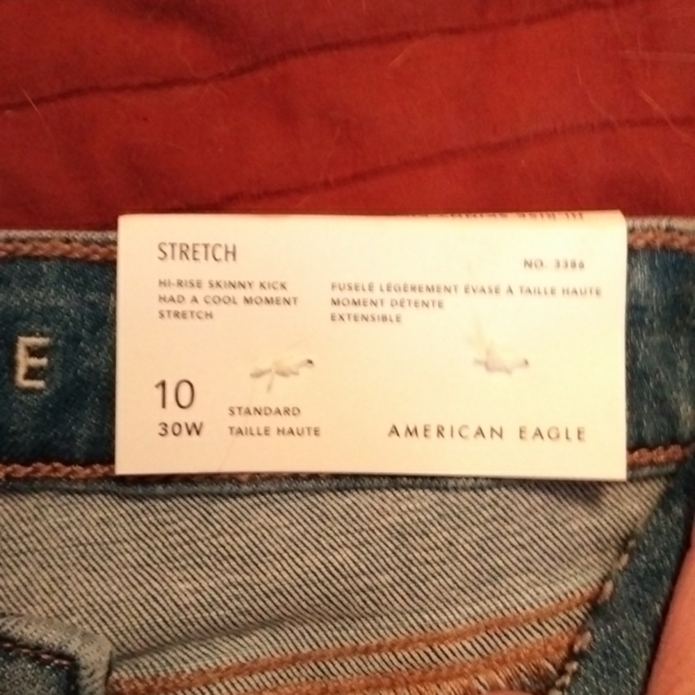 American Eagle NWT 10 jeans stretch denim